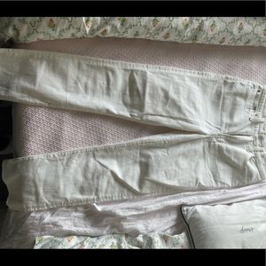 White Madewell Perfect vintage crop jeans